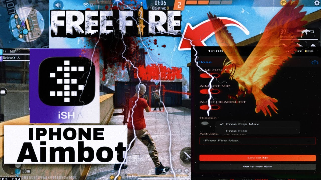 AIMBOT ONLY HEADSHOT PANNEL ANTIBAN IOS ALL DEVICE WORKING #iphonefreefire #regedit #viral 