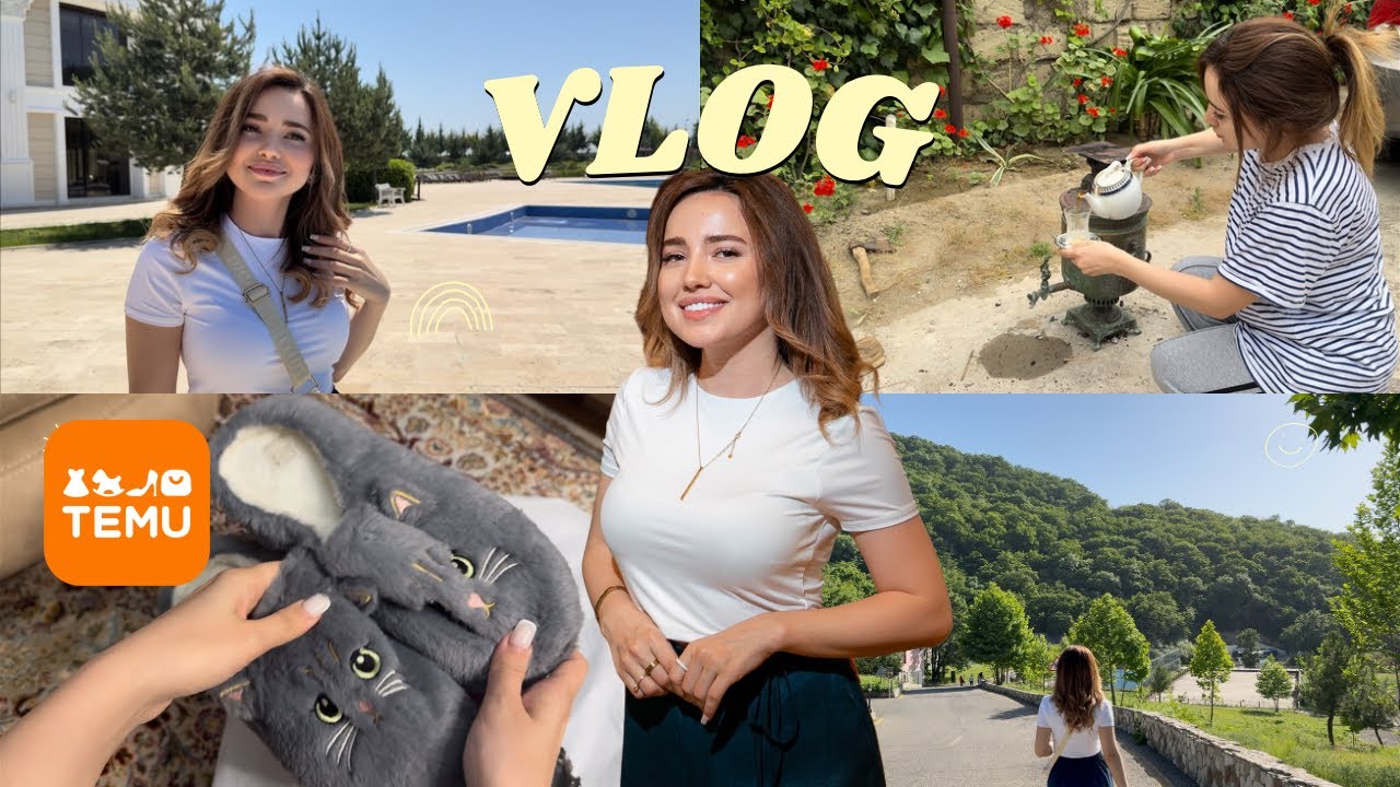 Şamaxı VLOG 🌳| Temu bağlama | Qırış bandı işə yarayır? | Şüvəlan | Aziza Majidova