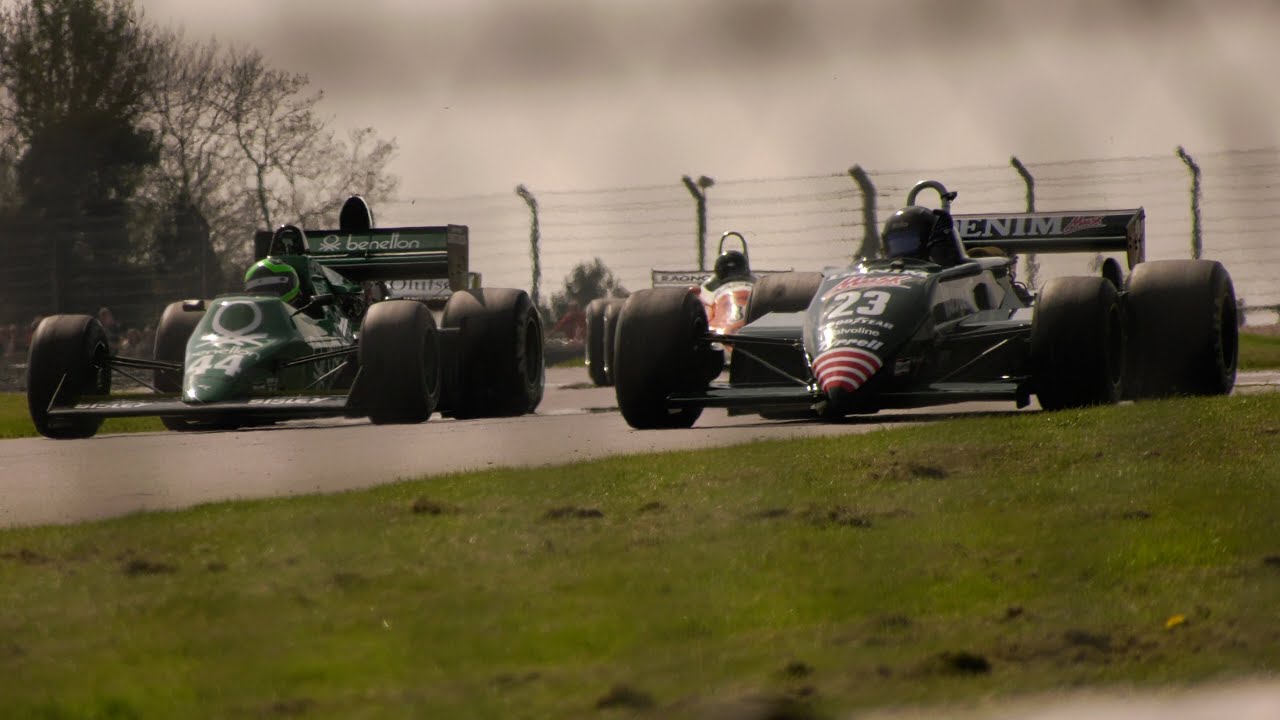1974 Surtees TS16, 1982 McLaren MP4/1, 1982 Tyrrell 011 | Masters Historic Formula 1 Donington 2022