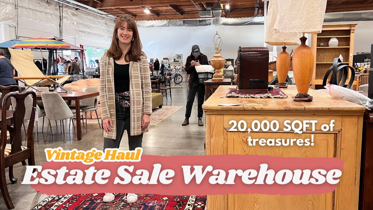 Estate Sale Warehouse | 20,000 SQFT!! | Vintage Haul for Resale