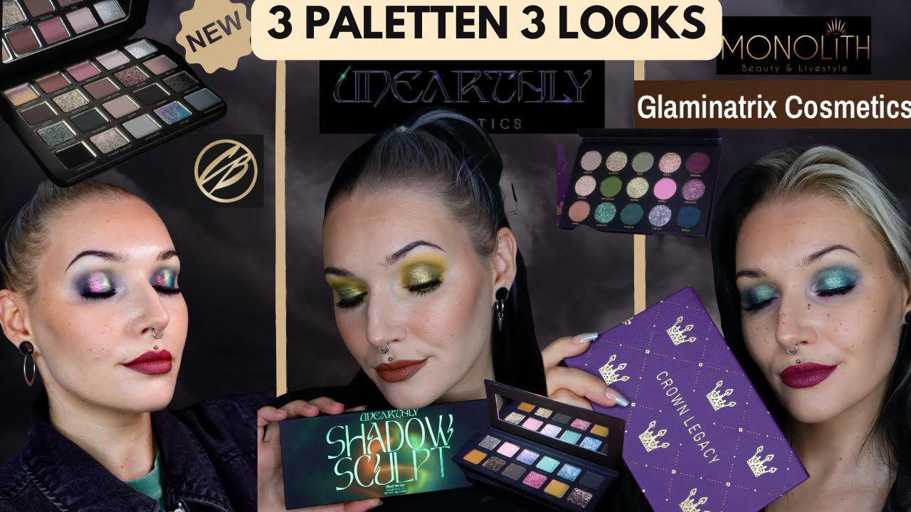 NEU! Glaminatrix X Monolith Crown Legacy I Cosmic Beauty Smoulder I UC Shadow Sculpt Palette