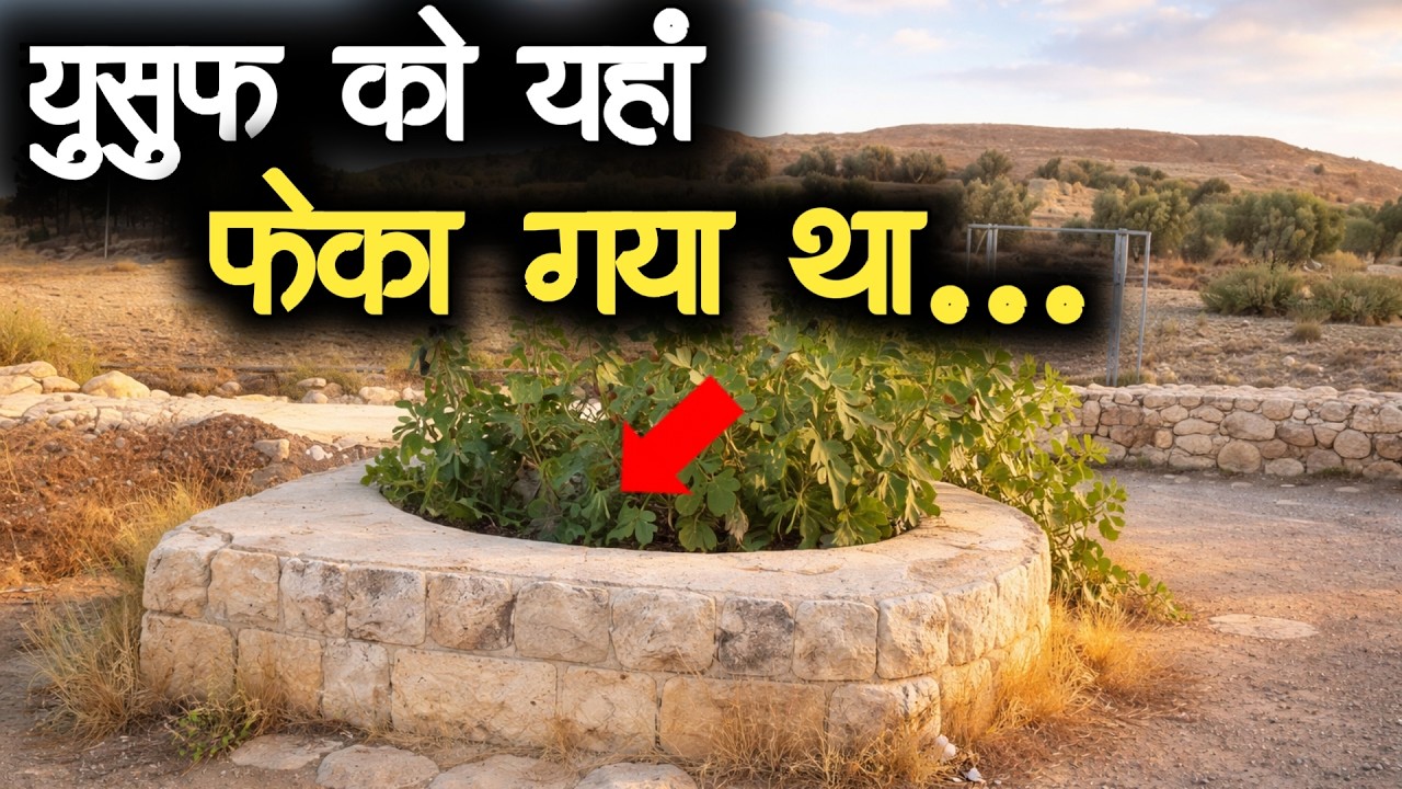 युसुफ को इस गड्ढे मै फेका गया था
