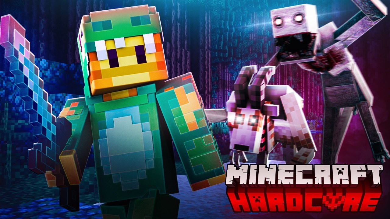 Przetrwałem 100 dni w PRZERAŻAJĄCYM Minecraft HARDCORE 1