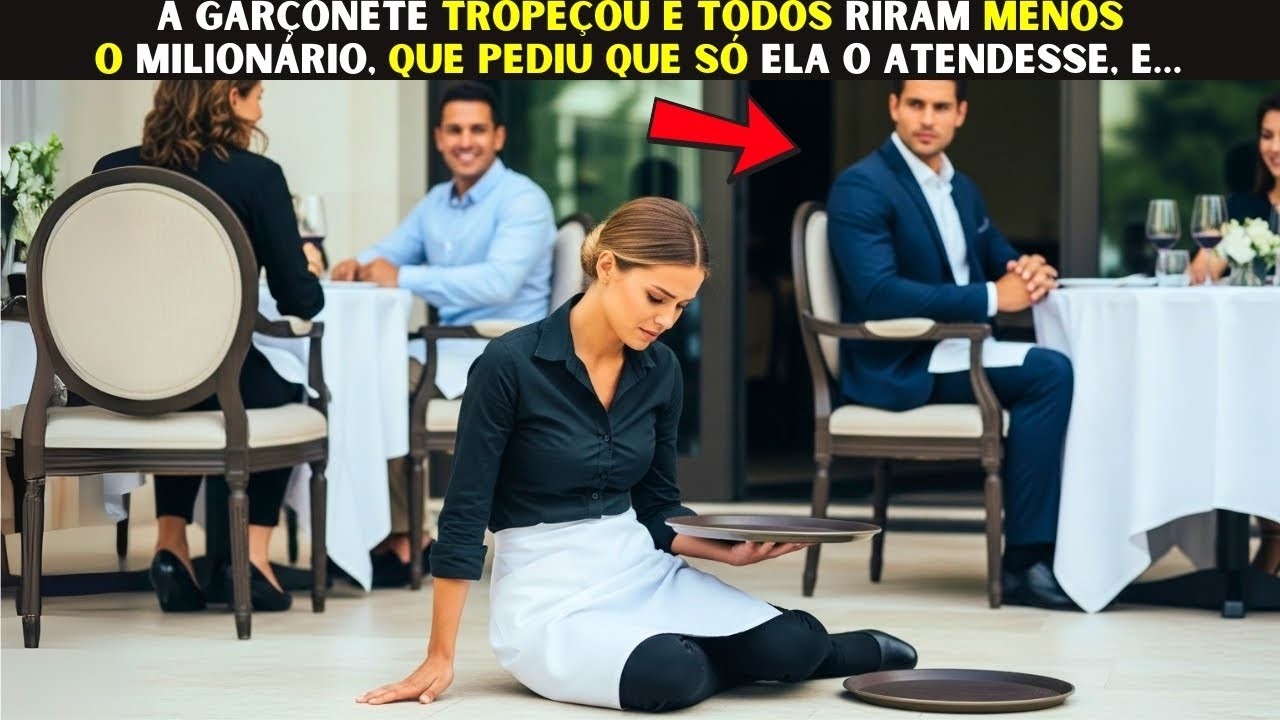 Ela Tropeçou e Riram… Mas o Milionário Fez um Pedido Inesperado