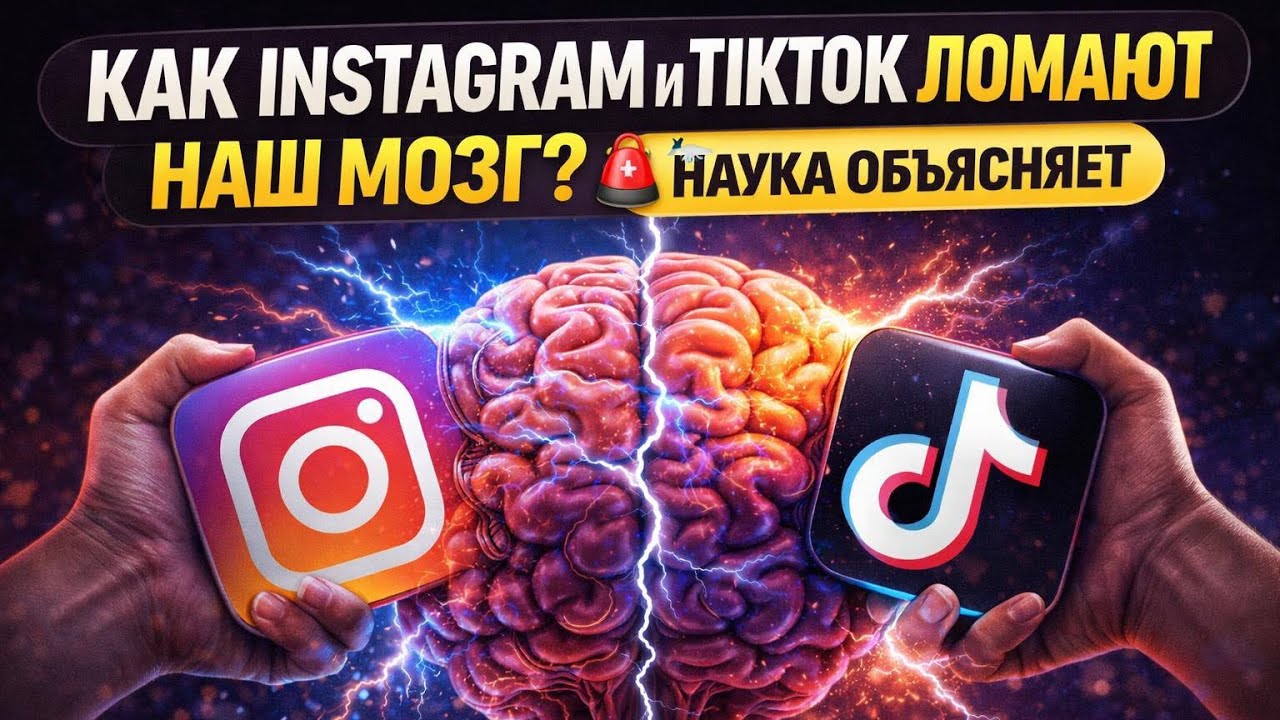 Как Instagram и TikTok ломают наш мозг? Наука объясняет