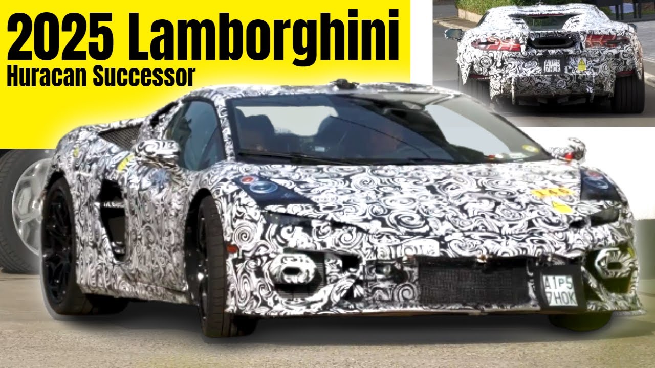 2025 Lamborghini Huracan Successor Spied