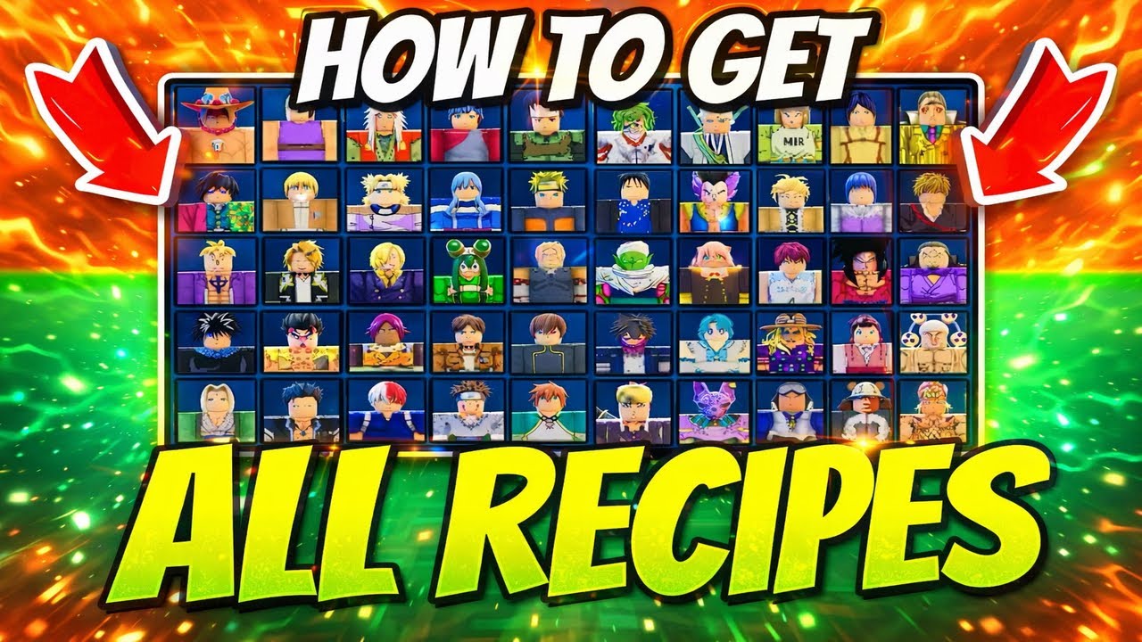How To Craft ALL RECIPES In Craft Anime! (Part 2) Roblox 