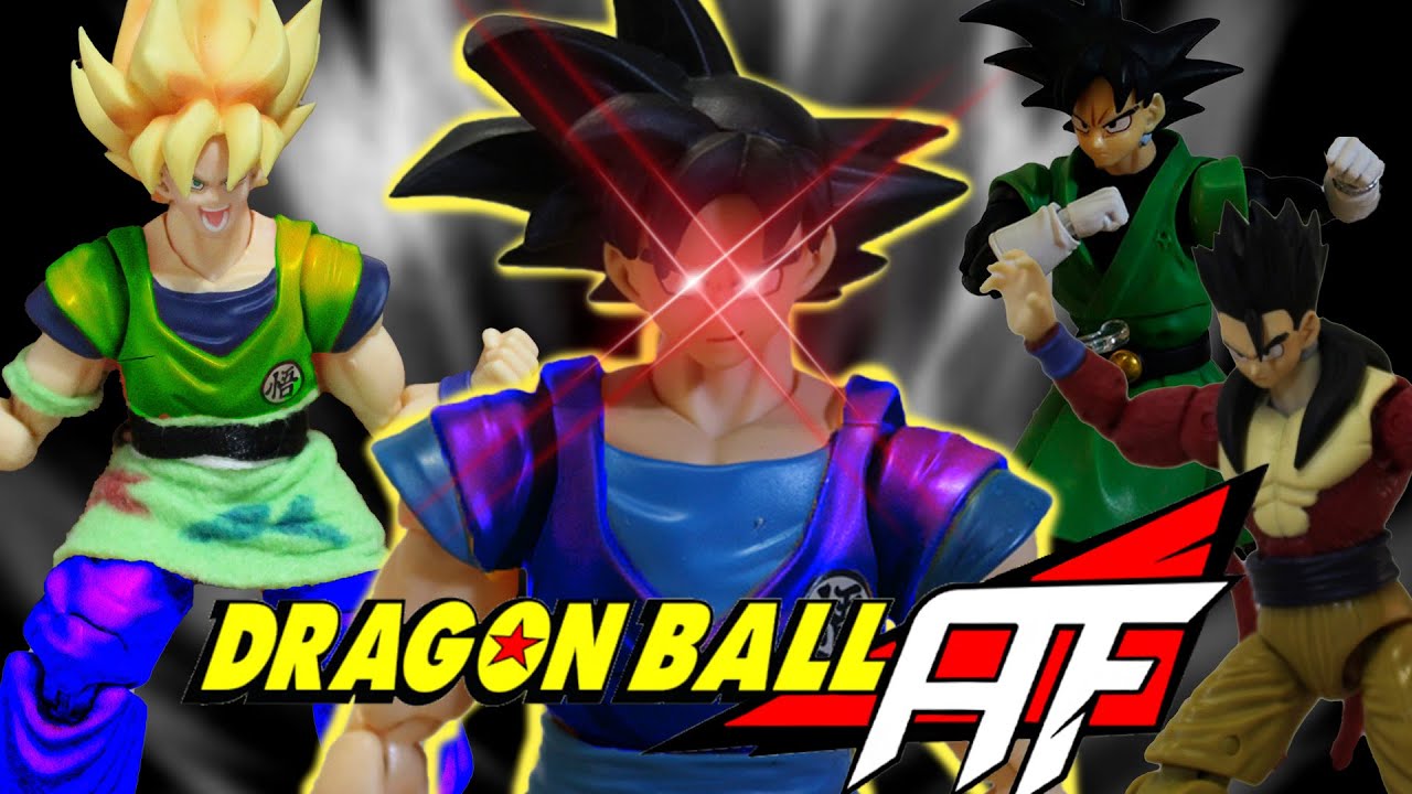 DRAGON BALL AF STOP MOTION 🟢 Evil Goku🆚Goku Vegeta Gohan Piccolo Goten and Trunks | Animation
