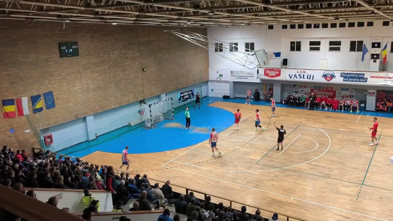 #1470 #Handbal - Liga Zimbrilor: CSM Vaslui - Dinamo Bucuresti 20-33! Din minutul 22, soarta a fost