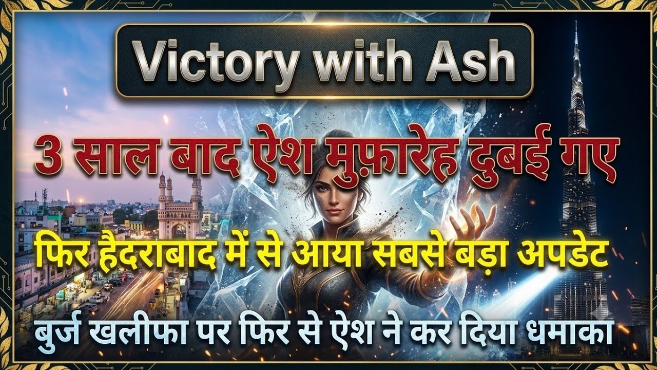 Onpassive victory with ash new update | 3 साल बाद ऐश दुबई गए | हैदराबाद head office Live update 