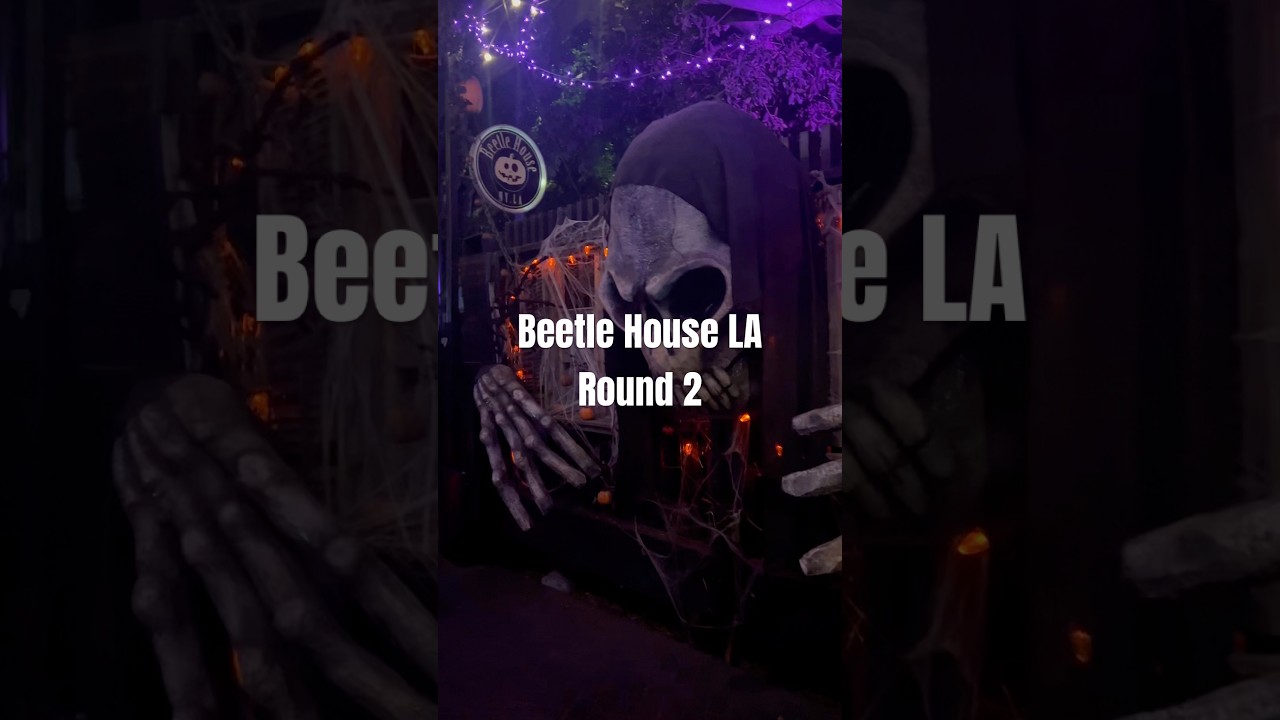 Beetle House LA round 2. Disappointing compared to last year. #beetlehousela #beetlejuice #halloween