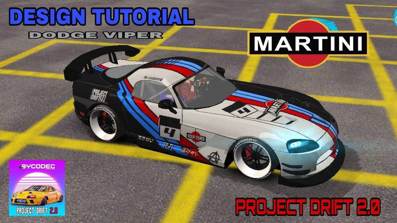 PROJECT DRIFT 2.0 DODGE VIPER LIVERY TUTORIAL #bycodec #projectdrift2  #driftgame