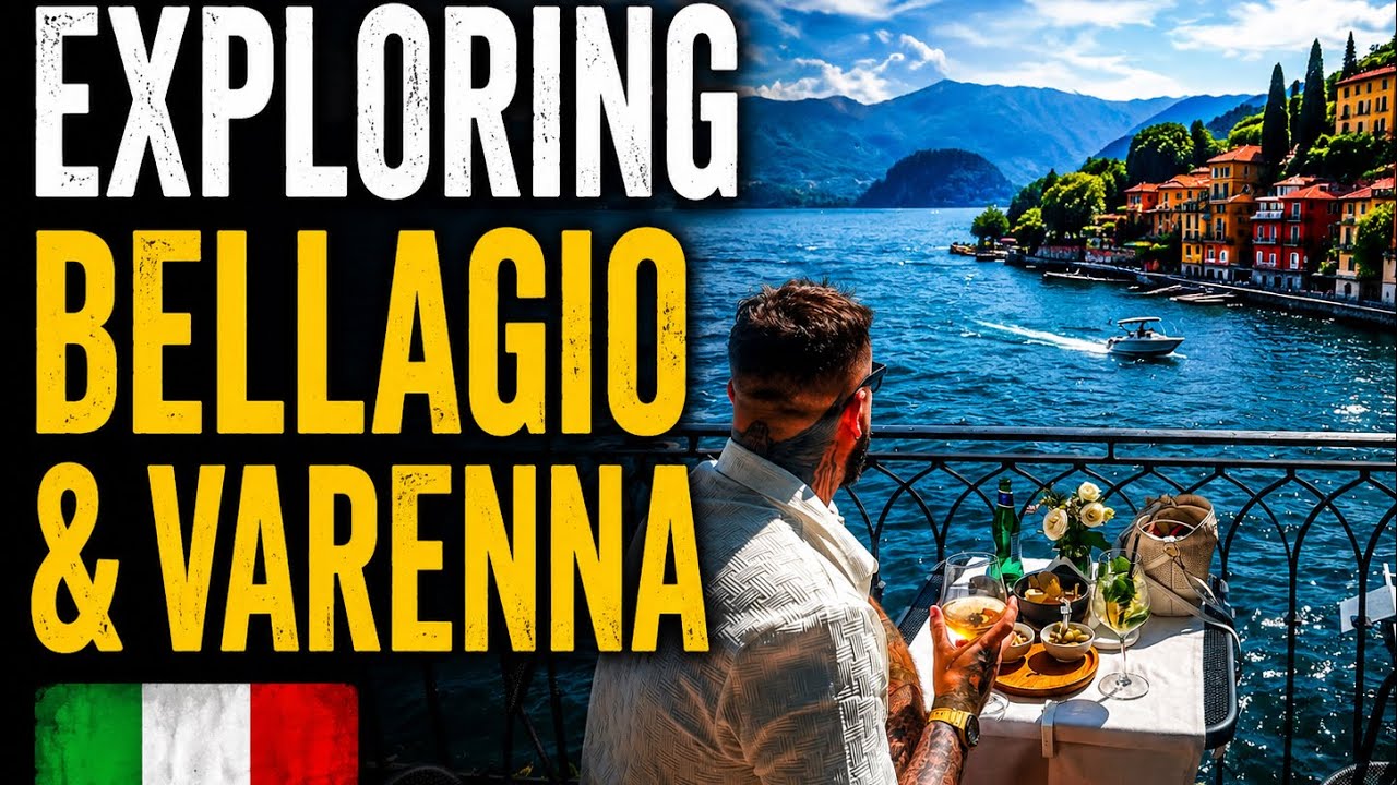 EXPLORING LAKE COMO’S BELLAGIO & VARENNA! 🇮🇹
