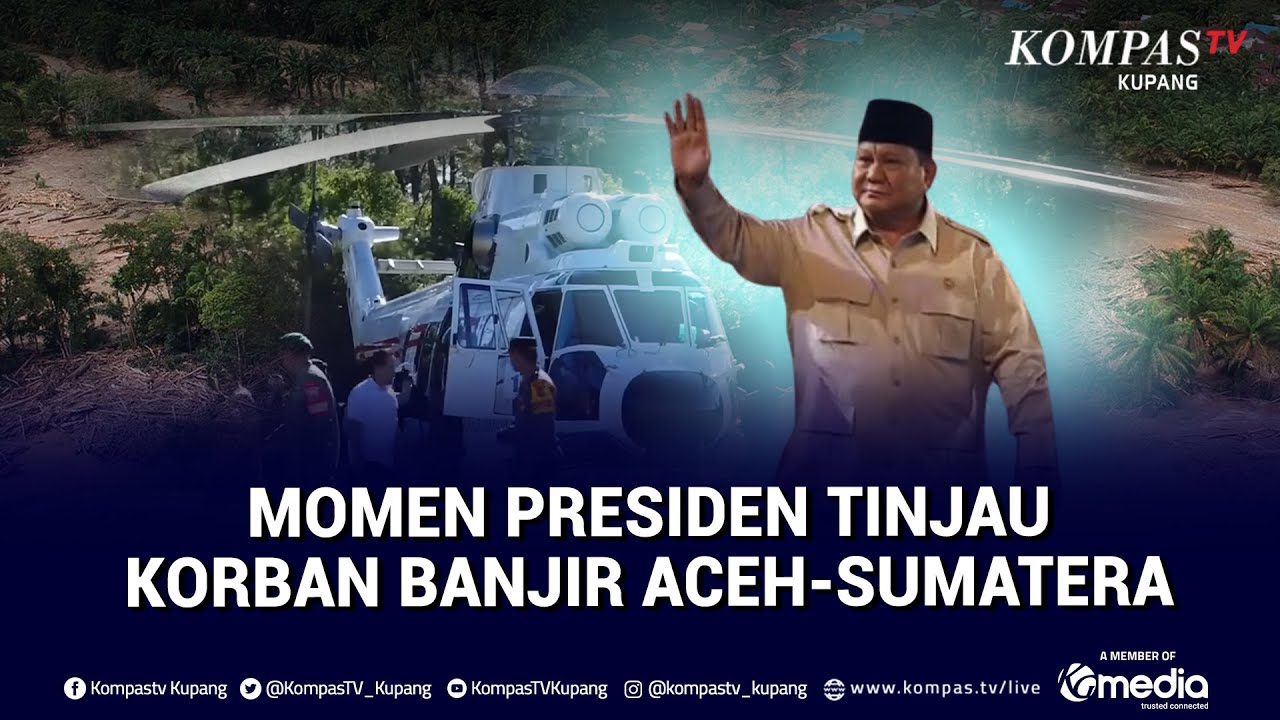Breaking News! Momen Presiden Prabowo Tiba di Sumatera Utara, Kunjungi Korban Banjir Longsor