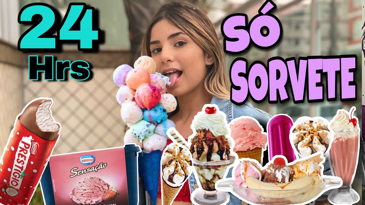 24 HORAS COMENDO SÓ GELADOS !!!