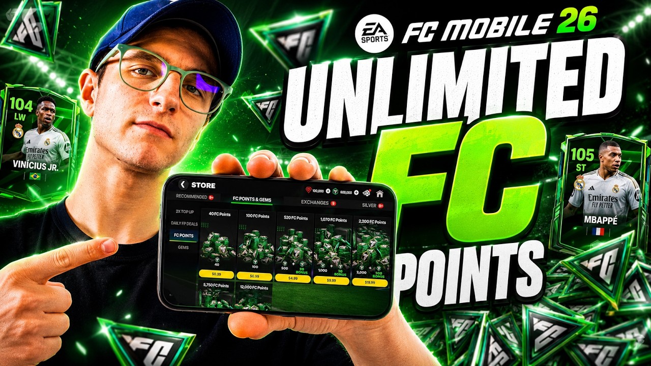 FC Mobile Free FC Points - How To Get FC Mobile 26 Unlimited Points (iOS, Android)