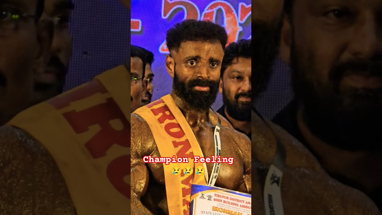 Champion Feeling Mr.IRON MAN 2025 #shorts #bodybuilding #competition #fitness #tabba #ibbf
