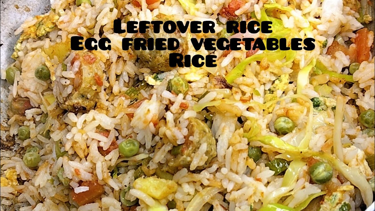 Leftover rice veg rice must try