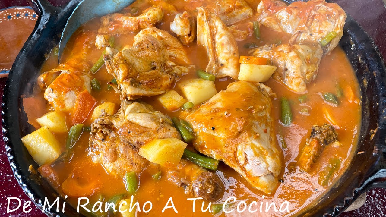 Pollo Entomatado De Mi Rancho A Tu  Cocina