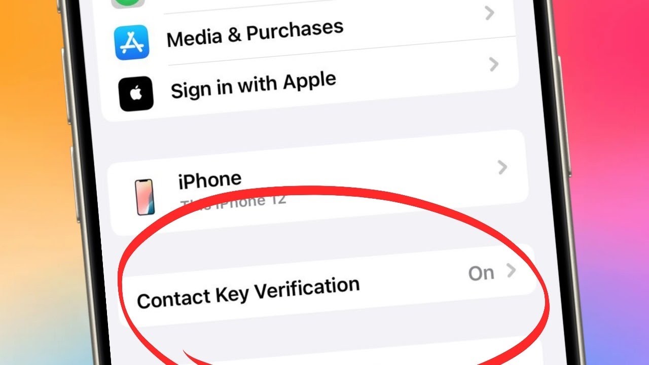How To Enable Contact Key Verification An Apple ID (2025)