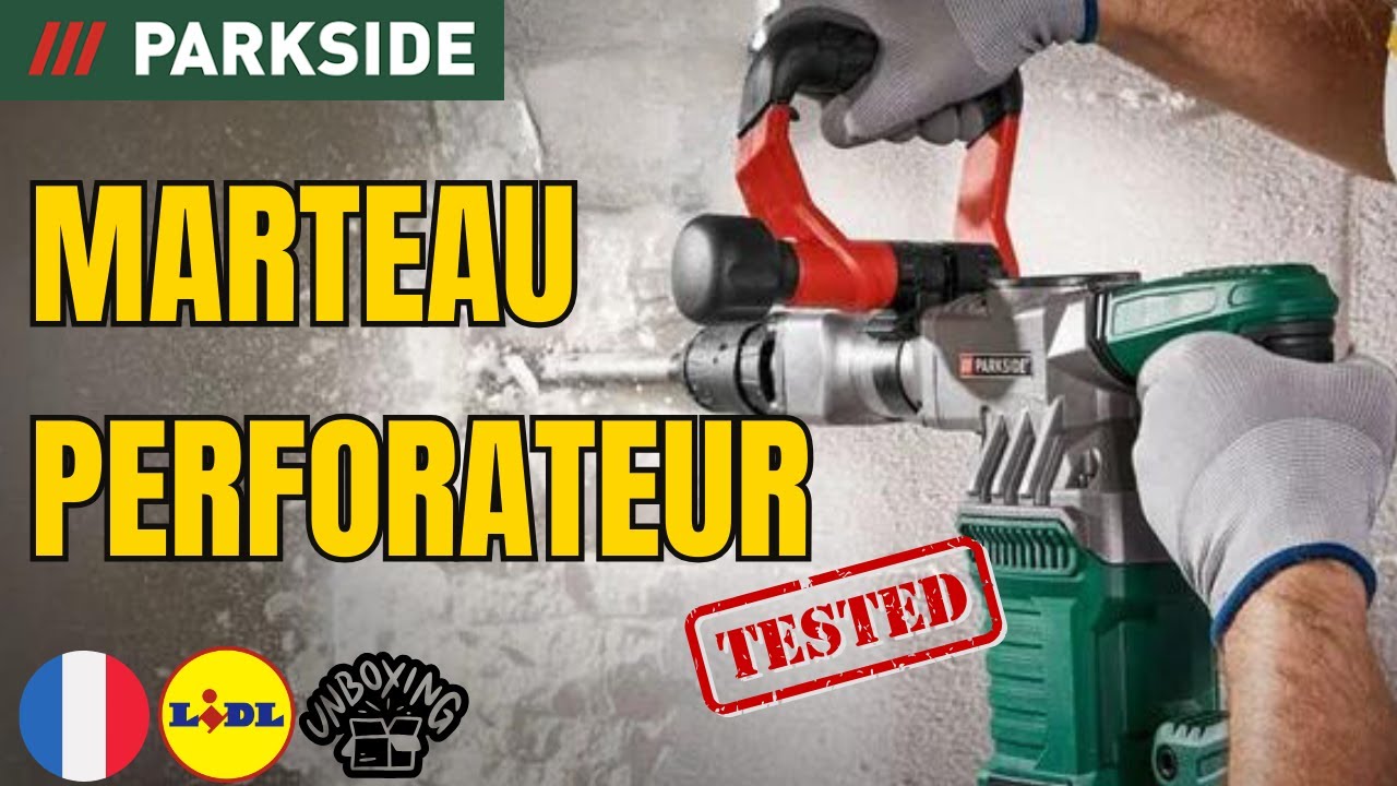 MARTEAU PERFORATEUR Parkside PAH 1300 B1 FRANCE FRANÇAIS LIDL