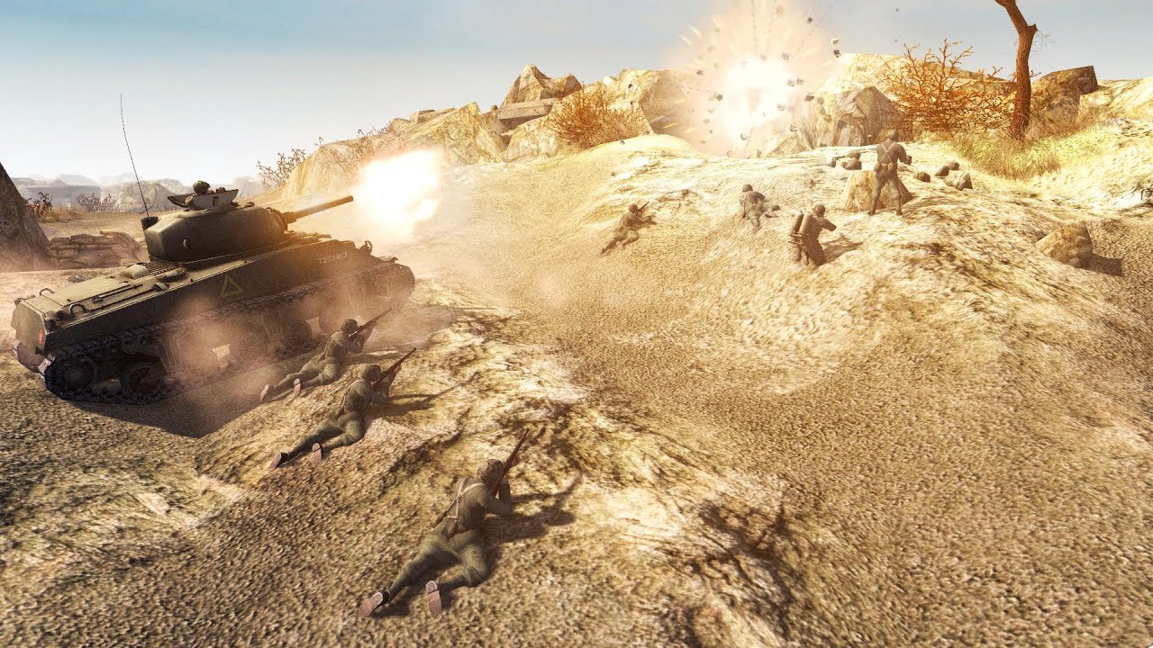 HUGE BUNKER FORTRESS RAIDED BY US MARINES 1945 | Men of War: Assault Squad 2 Gameplay