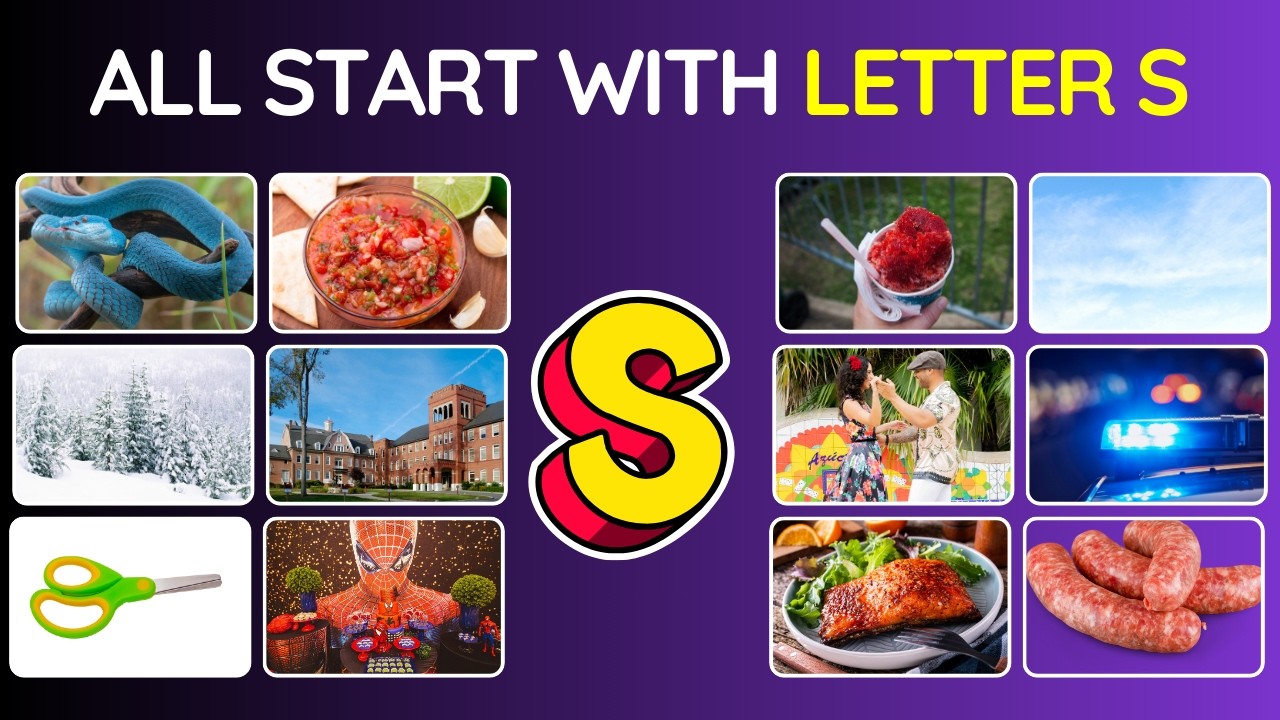 All answers in this quiz game start from the letter 