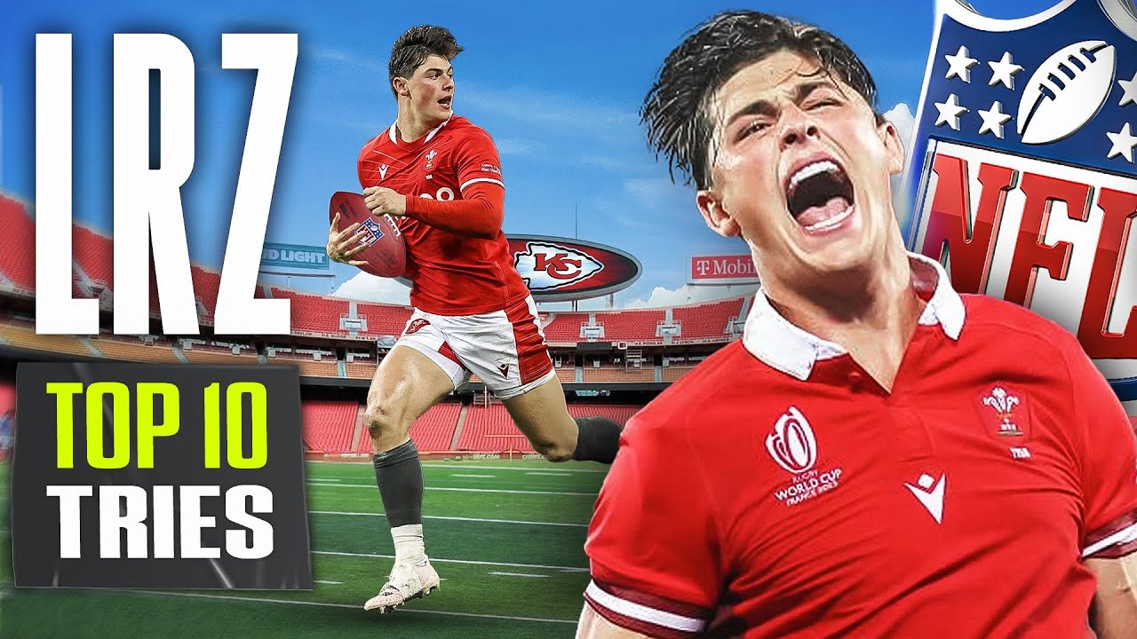 FUTURE NFL STAR?! | Louis Rees Zammit's Top 10 Tries in Rugby