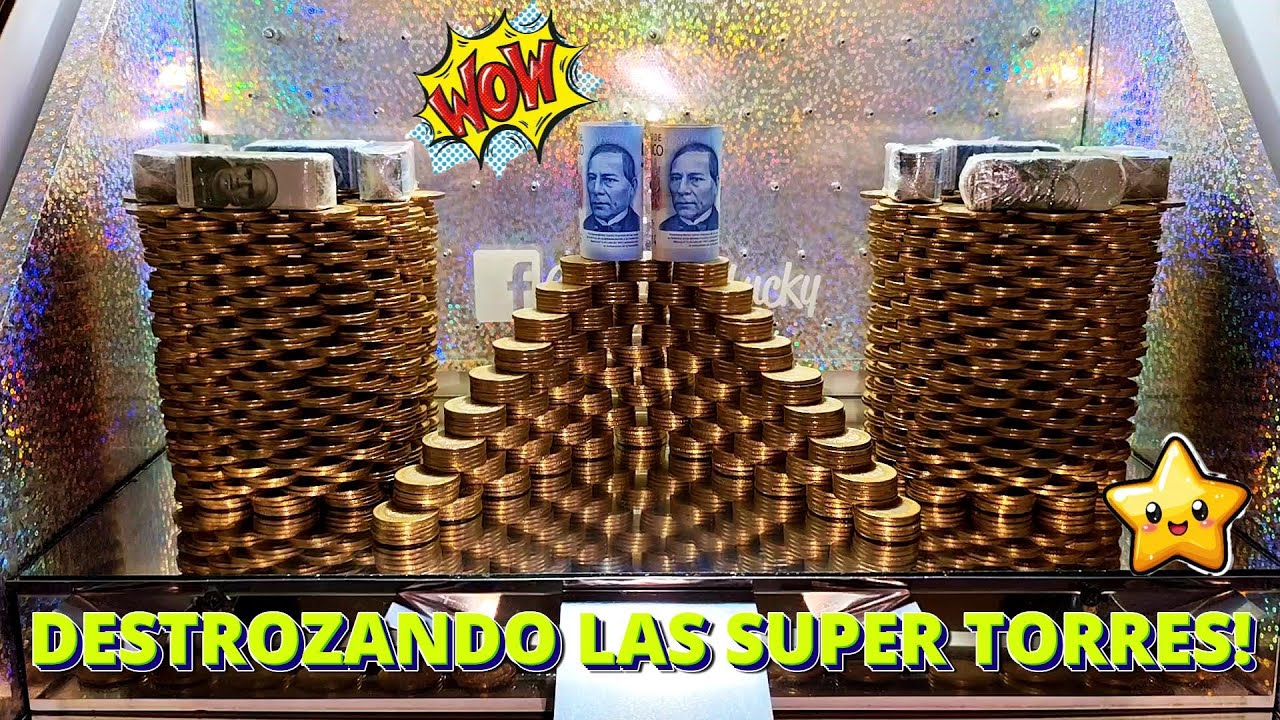 TIENES QUE VER ESTE JUEGAZO!!!🤩🤑🍀💵😱  @LOS-JUEGOS-DE-SUSAN-00 MAQUINA EMPUJAMONEDAS DE $10 #money