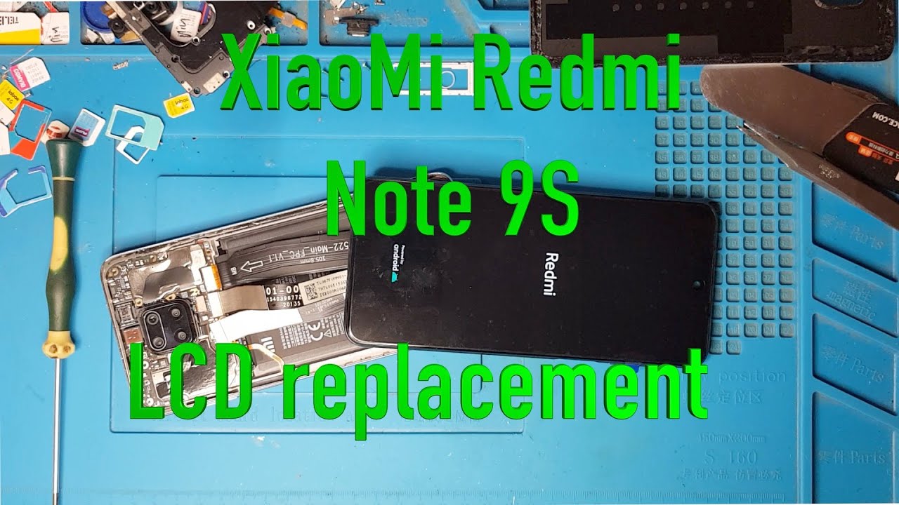 XiaoMi Redmi Note 9S M2003J6A1G Original Service Pack LCD Replacement