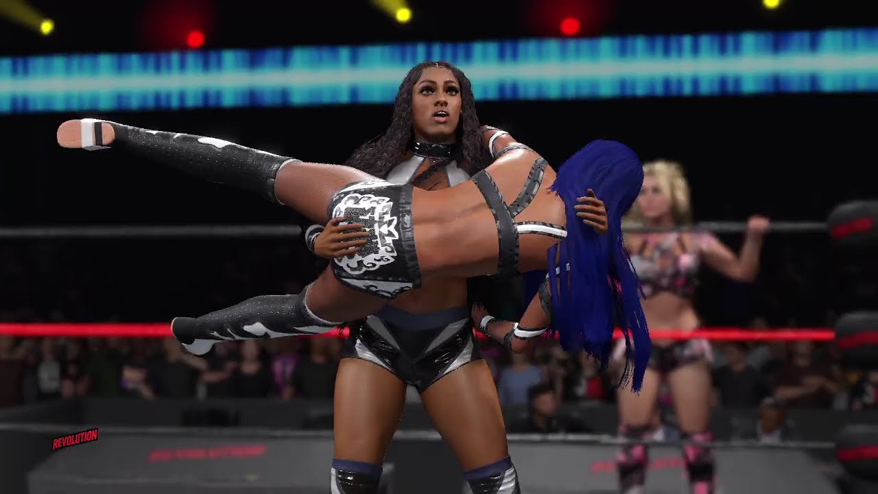 Alexa Bliss & Sasha Banks vs Lash Legend & Nikkita Lyons | Revolution #ceo