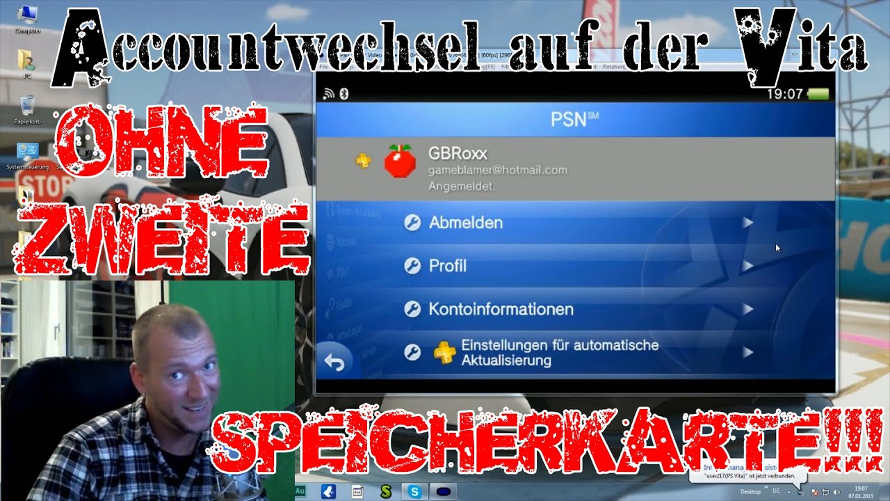 [PSVITA] Accountwechsel OHNE ZWEITE Speicherkarte - Stand: 2015
