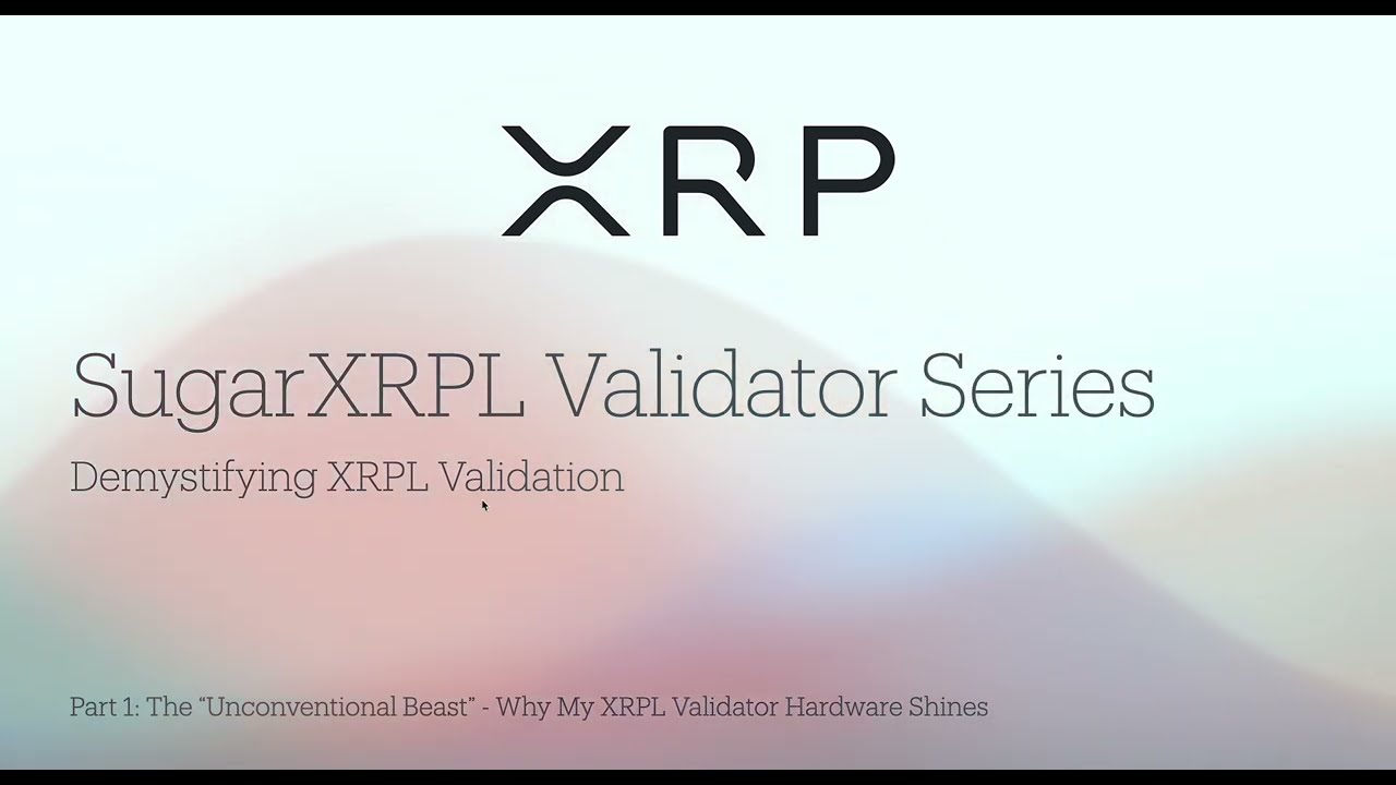 🛠️ XRPL Validator Series (Part 1) | The Hardware Setup That Outperforms Data Centers