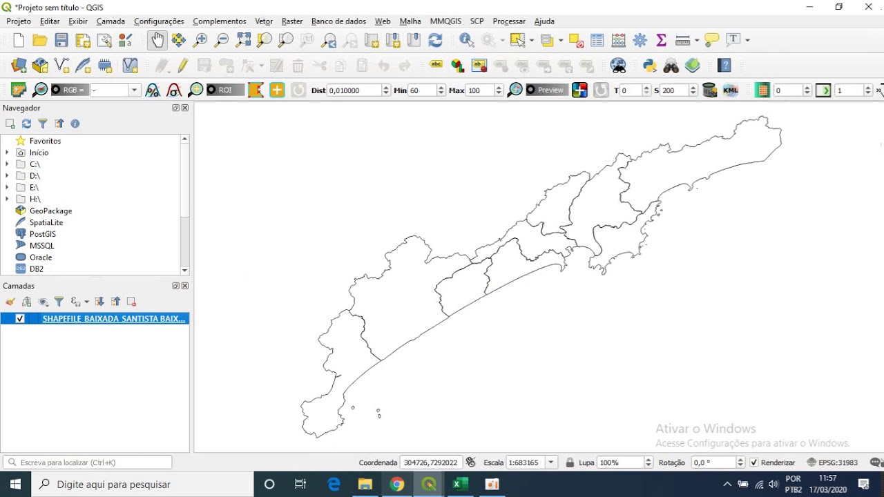 QGIS - edição da tabela de atributos de arquivo shapefile