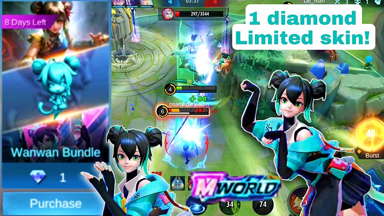 Free M-World Wanwan Gameplay!😻+ Dancing action emote❤️