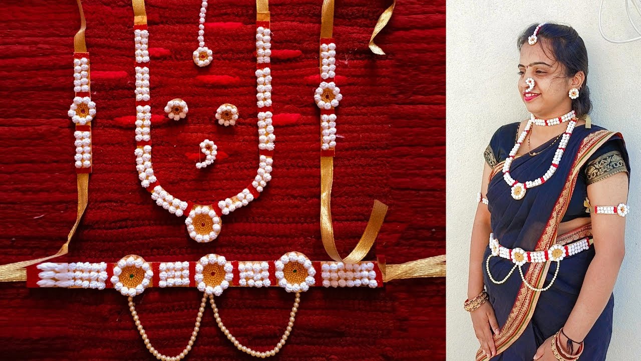 Easiest way to make jewellery for makar sankranti | हलव्याचे दागिने | sankrant halwyache dagine |