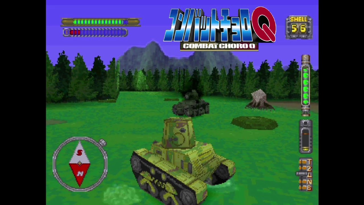 Combat Choro Q - PS1 Gameplay