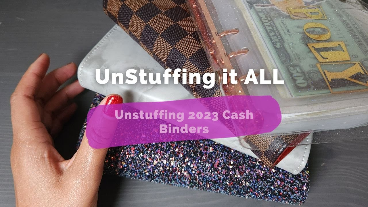 Unstuffing it all | 2023 | Sinking Funds | Savings Challenges