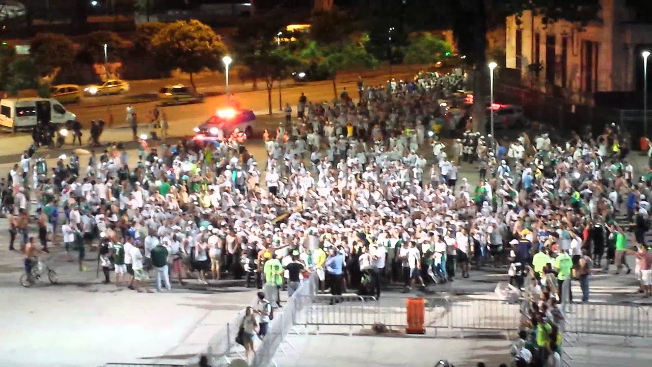 Mancha Verde chegando no maraca - Palmeiras x C