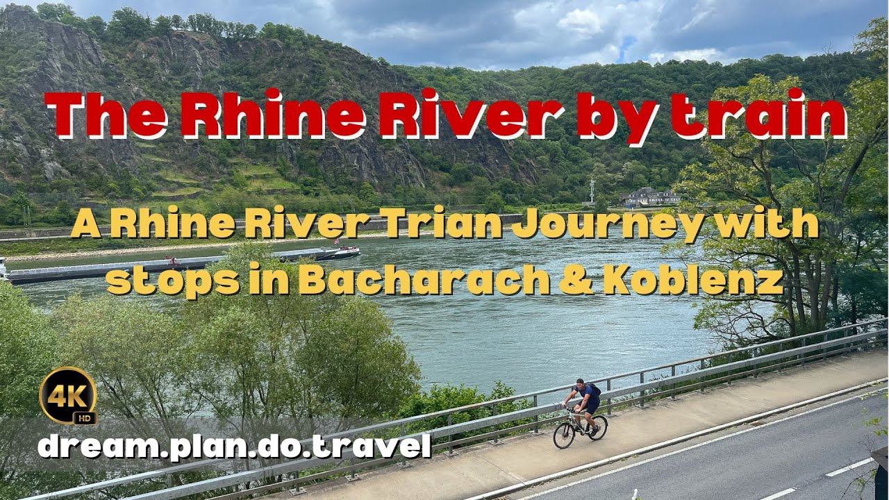 A Rhine River Valley Train Journey, 4K