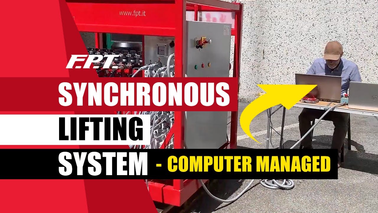 Synchronous Lifting System - Synchronised Lifting System - Computer managed
