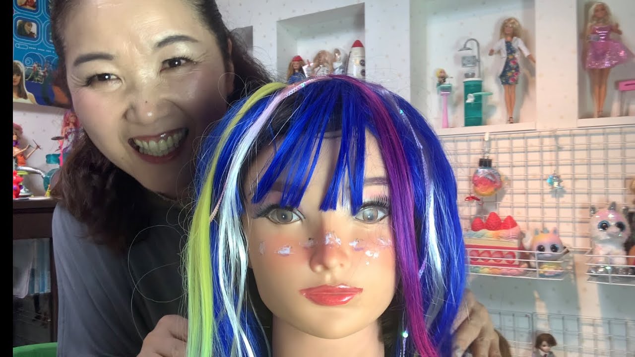 【ASMR】アリアナグランデ風☁️雲メイク&虹ヘアーロールプレイしてみました💄CLOUD MAKE&RAINBOW HAIR🌈RP