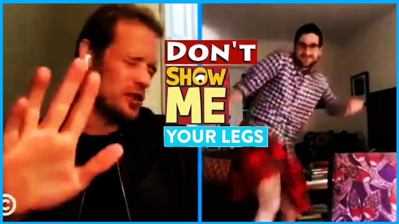 Sam Heughan & Josh Horowitz Facetime With Wearing Kilts