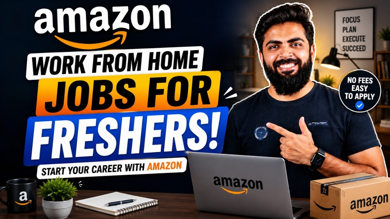 Amazon Work From Home Latest Job 2026 | 12th Pass | Work From Home Jobs 2026 | WFH Jobs