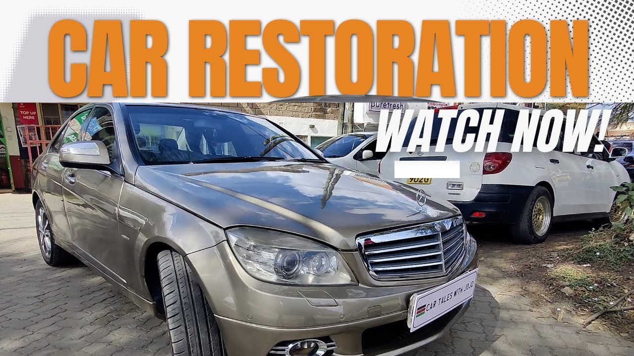 Возрождающаяся красота: трансформация спасенного Mercedes W204!
