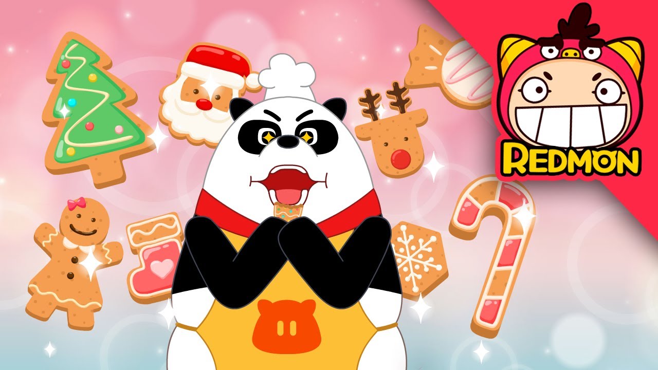 Christmas Cookies! | Chef PANDA | Christmas Food | snack | xmas party | REDMON