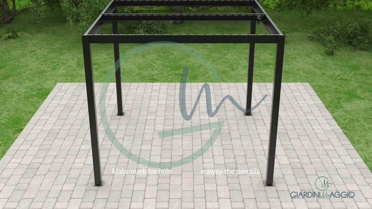 Tutorial montaggio pergola bioclimatica Calicantus