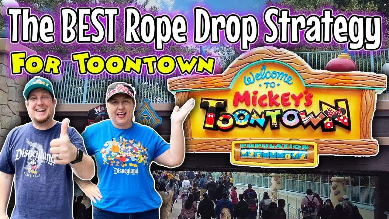 Disneyland Rope Drop - The BEST Strategy for Toontown, Matterhorn, & More! | Rope Drop Challenge