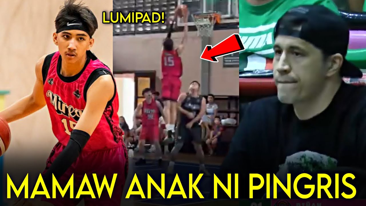NAGHALIMAW ANAK NI PINGRIS! Lumilipad sa Ere!, Nagpaulan ng Tres sa Ligang Labas!, May Pinagmanahan!