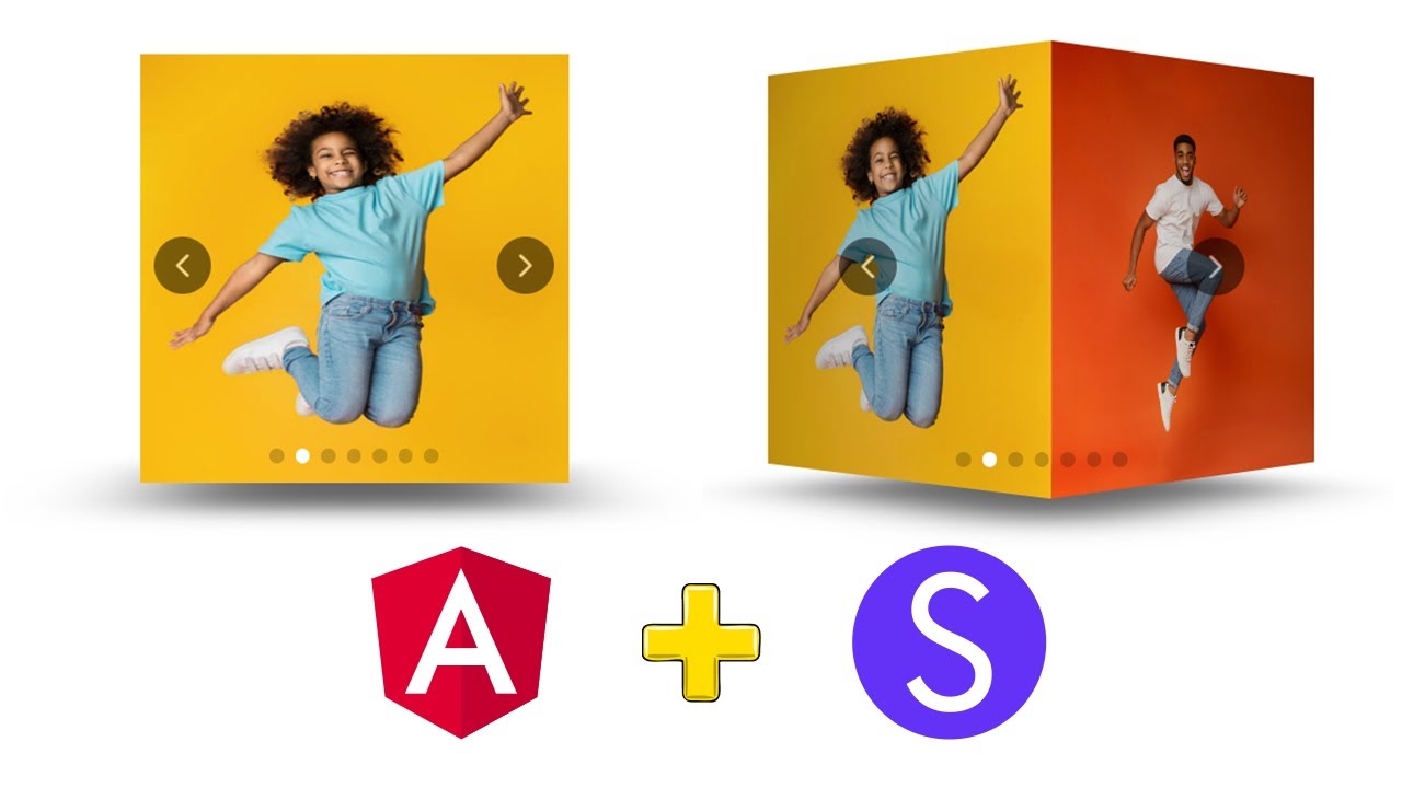 Create a Swiper Slider for website || Swiper Js Slider 3D-Cube Angular | Swiper Js 3D-Cube